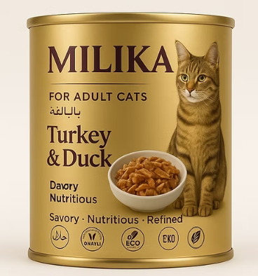 Milika For Adult Cats Turkey & Duck 400 gr